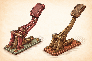 Two brake pedals, one very stubborn cancer